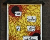 Your Smile Is Like Sunshine single card