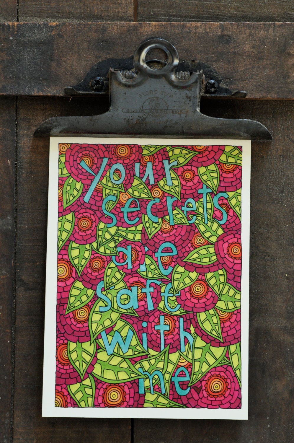 Your Secrets Are Safe With Me single card