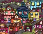 Town - 8 x 10 Print