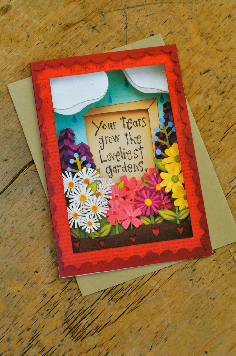 Your Tears Grow The Loveliest Gardens single card