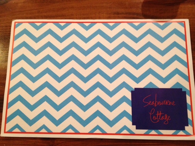 customized paper placemats - 50 sheets per pad