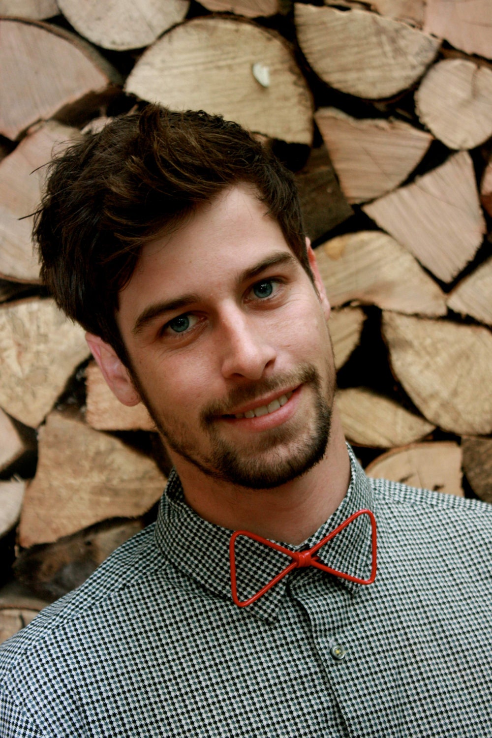 Red Wire Bow-Tie