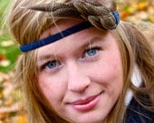 Hipster-Style Headband with Pheasant Feathers - Phoebe