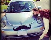 Giant Car Mustache Vinyl Decal - The Handlebar