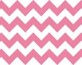 Cotton Fabric CHEVRON/ Riley Blake -Medium  Hot Pink Chevron