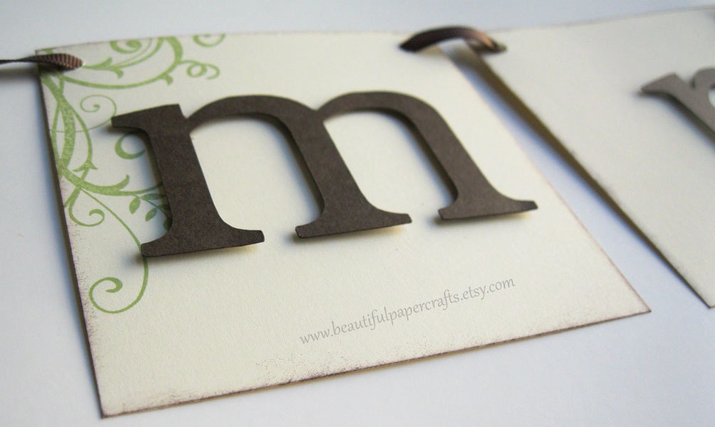 Mr. and Mrs. Wedding Chair Banner Set - Wedding Decor - Photo Props-Custom Colors Wedding Signage