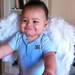 6 to 9 months - White Feathered Baby Wings