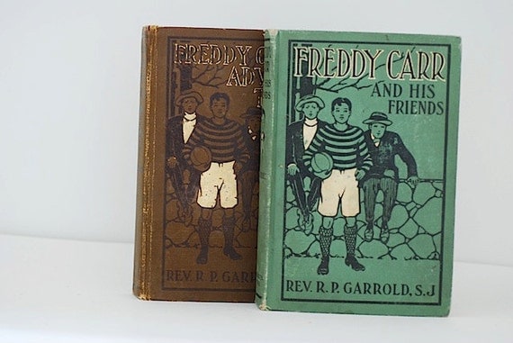 Vintage Children's Books, Early 20th Century, Hardcover Books, Freddy Carr,  Hardcover Children's Books, Adventure Books