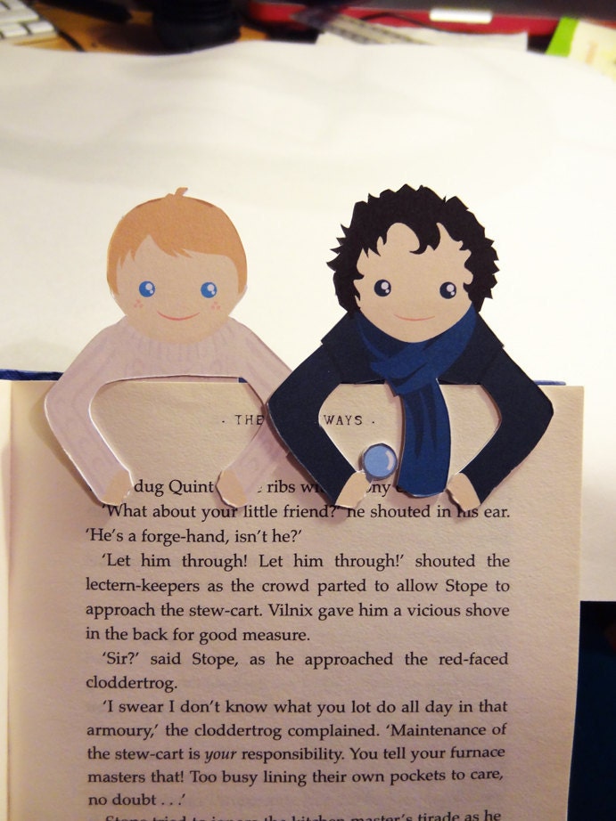 Sherlock & John Bookmark set