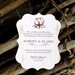 50 Rehearsal Dinner Invitations - Cotton Boll Design - Rustic die cut