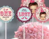 photo Cupcake toppers for boy or girl