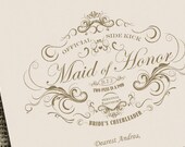 Will you be my Maid of Honor