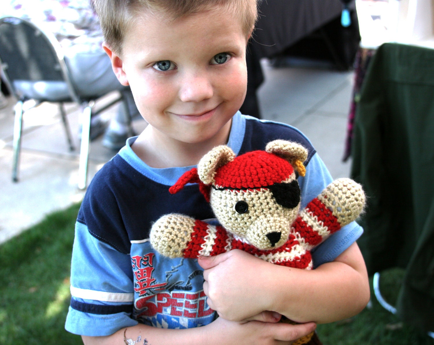 Peg Leg Pirate Bear - Amigurumi Crochet Pattern