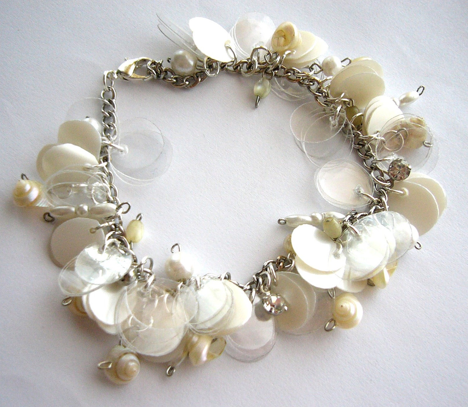 pearl charm bracelet