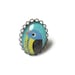 Happy bird ring  Antique bronze
