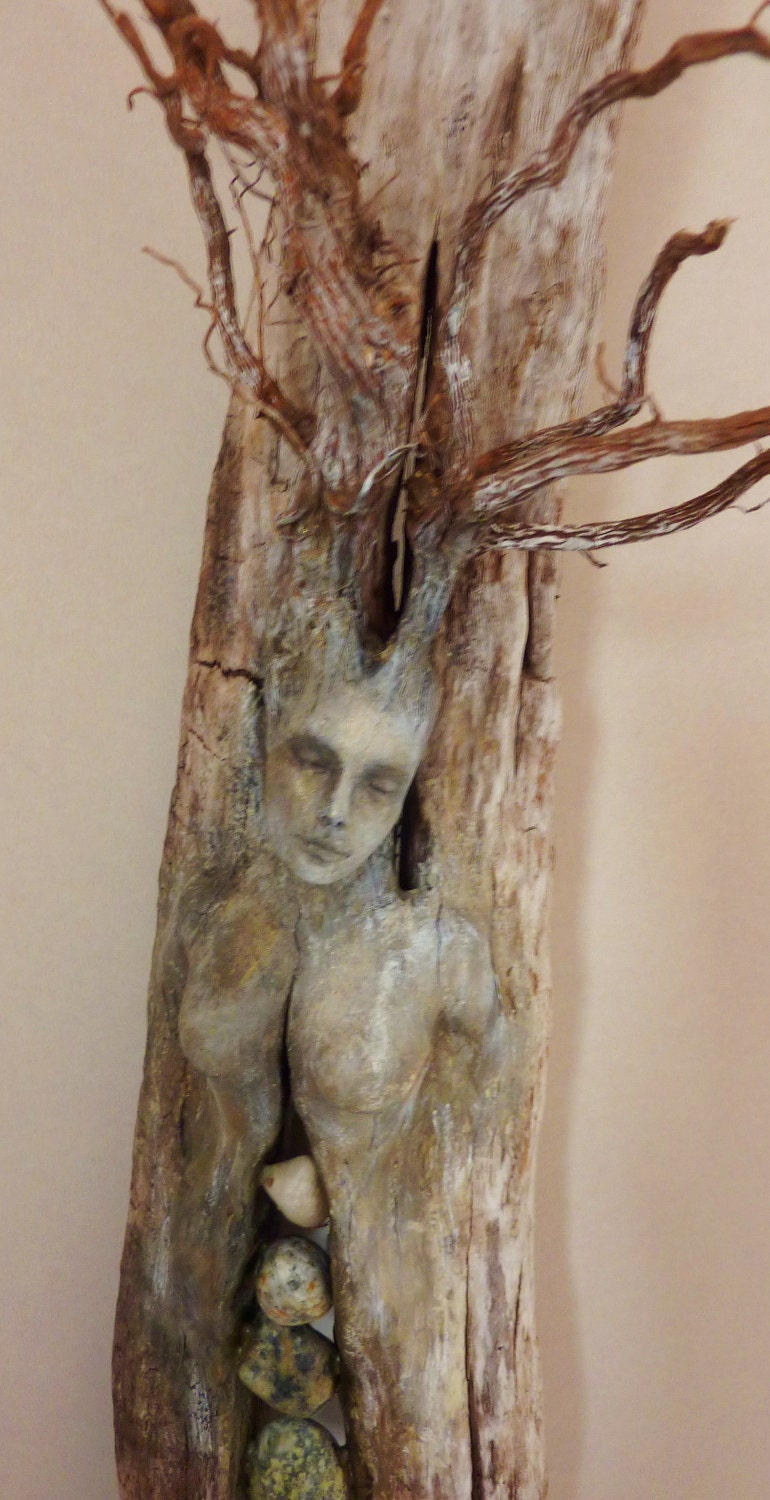 Spirit Tree Woman with Stones