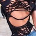 Black Def Leppard Shredded Band Shirt