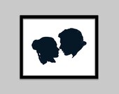 Star Wars - Han Solo and Princess Leia - I Love you I know - 11x14 - star wars, han solo, princess leia, quote, geek