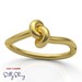 Simple Knot Ring 14k gold