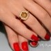 Cosmic Bliss Sphere Diamonds and 14K Gold Ring.