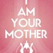 Star Wars Prints I am your father/mother - 11x14 decor wall poster nursery art baby pink girl Vader Amidala parents expecting
