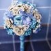 Custom Paper Flower Wedding Bouquet seen on Style Me Pretty