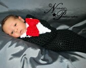 Newborn Tuxedo Cocoon