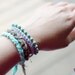 TINNLILY Latte Silk Beaded Braided Bracelet