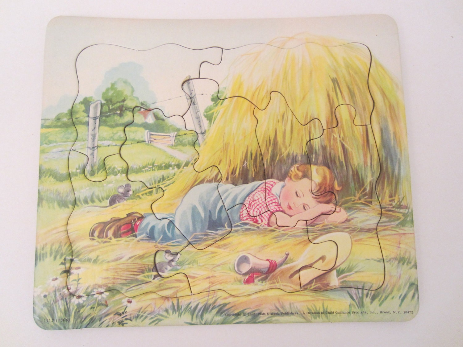 Little Boy Blue Vintage1952 Frame Tray Puzzle