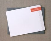 Personal Stationery : CARROLL WARM