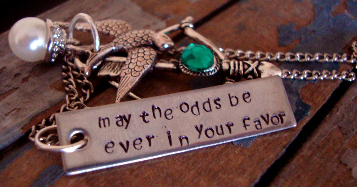 Inspired May The Odds Be Ever In Your Favor Necklace