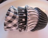 60 Assorted Black Cake Pop - Candy Cup - Mini Baking Liners Il_170x135