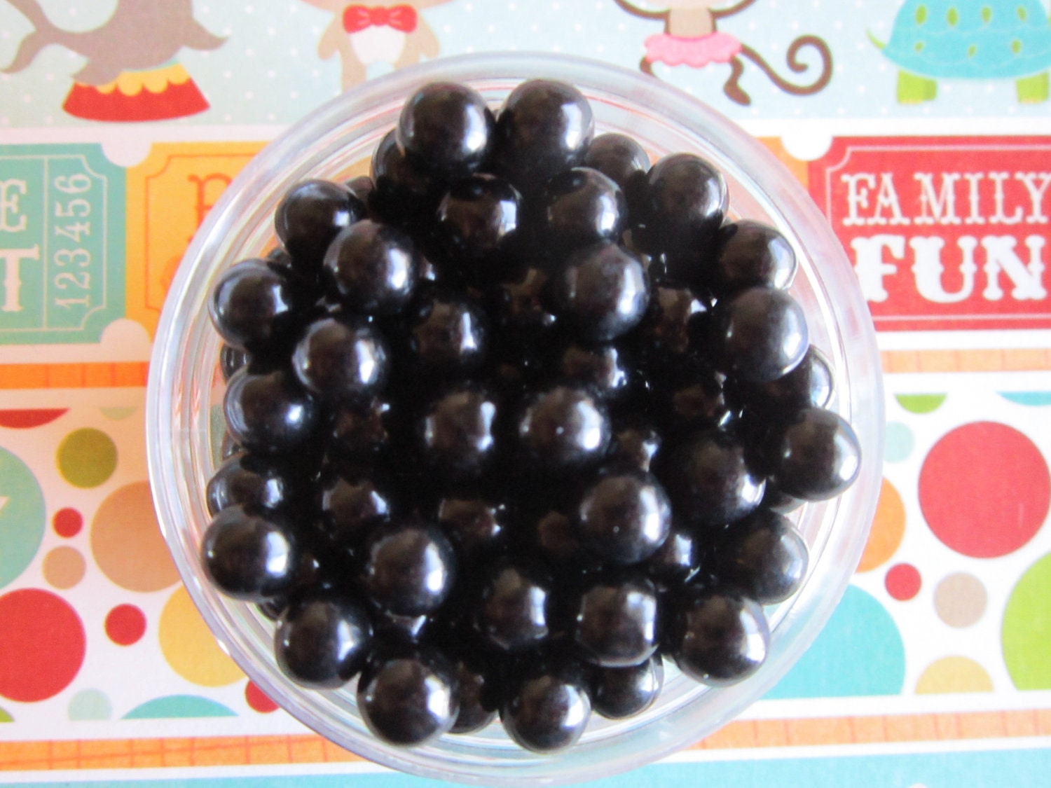 2oz Black Candy Bead Sugar Pearl Cake Cupcake Decorations Il_170x135