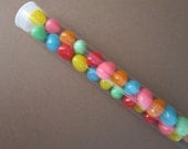 10 - 1 x 8 Round Clear Plastic Large Gumball Candy Favor Tube with Cap ( SET OF 10 ) Il_170x135