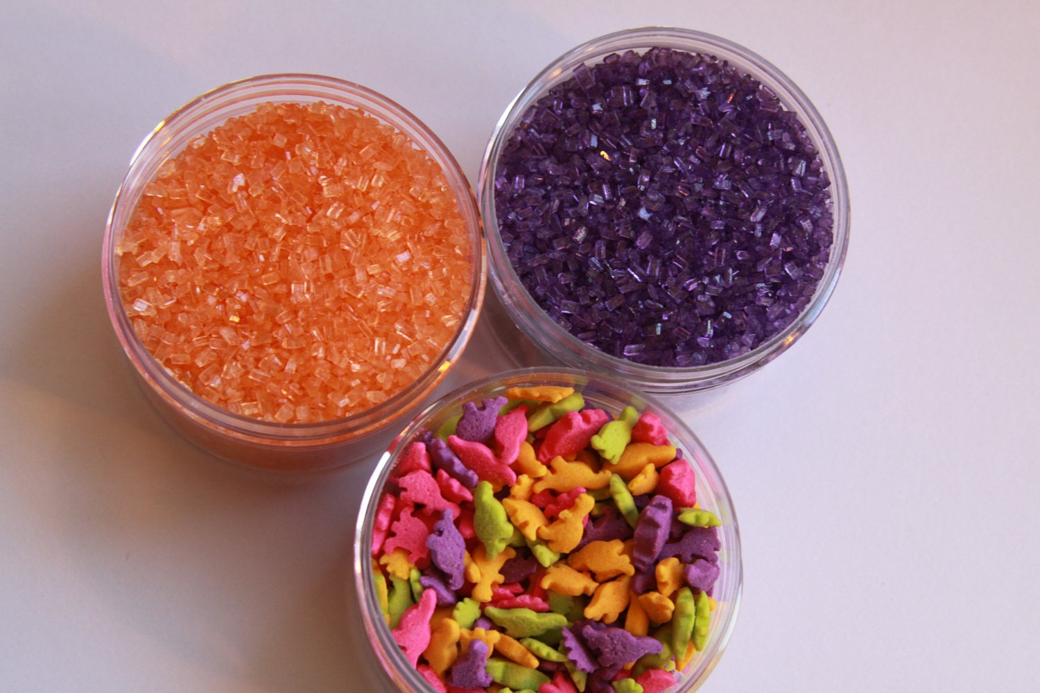 4 oz Dinosaur Purple, Orange, Green Sprinkles Il_570xn