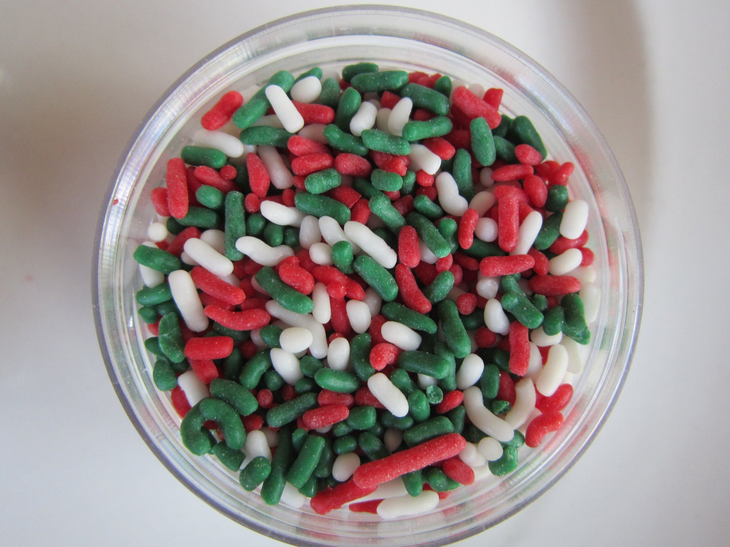 4oz Red Green White Clasic Christmas Sprinkles Il_570xn