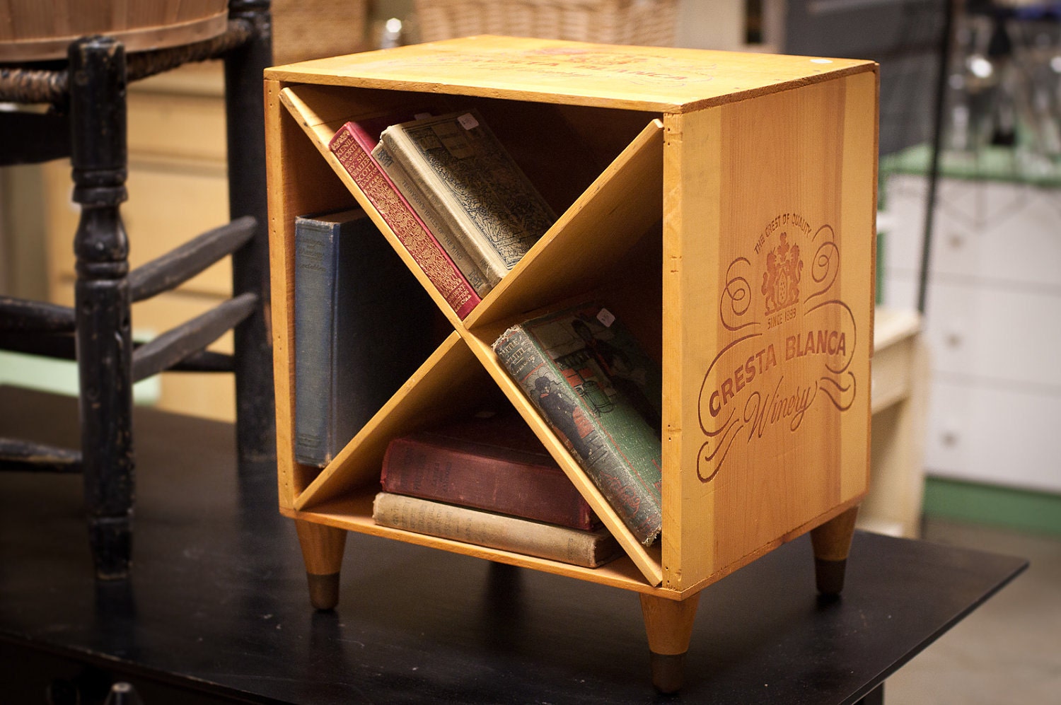 Wine Rack Bookcase