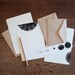 Black Lace Doily Writing Set