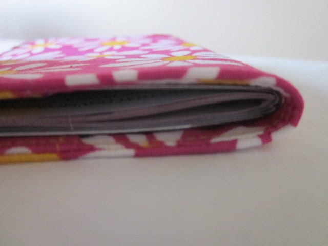 Passport Cover, pink, daisy