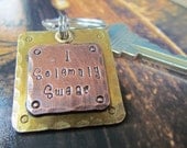 Harry Potter Inspired Keychain - I Solemnly Swear....