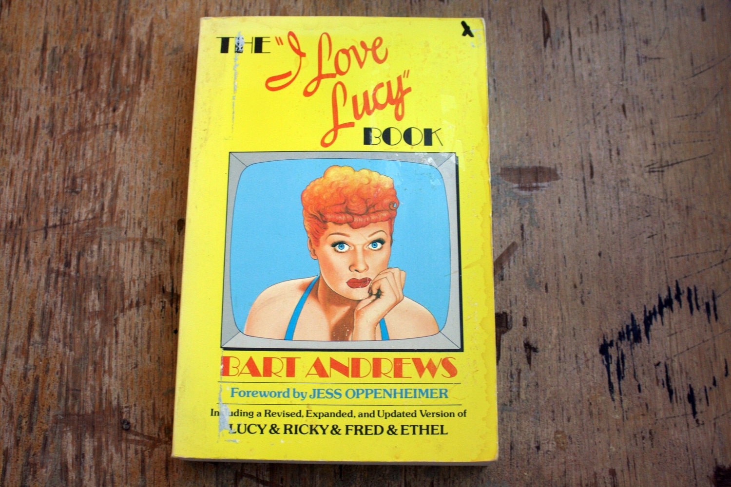 the "i love lucy" book vintage paperback book biography nonfiction lucille ball ricky ricardo television series tell all behind the scenes