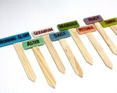 Vegetable Garden Markers for Flowers, Herbs, Veggies, and More - Set of 18, Your Choice