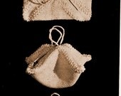 1930s Three Way Purse or Hand Bag  - Crochet PDF pattern 1402