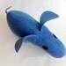 CIJ -15 Elephant felt toy Soft Toy Indigo, cashmere wool