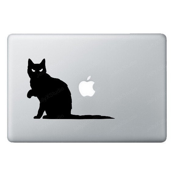 Cat  - Apple Macbook Decal Macbook Sticker Macbook Air Pro Decal iPad iPad2