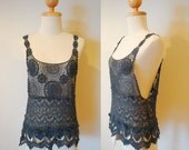 Dark Grey Lace
