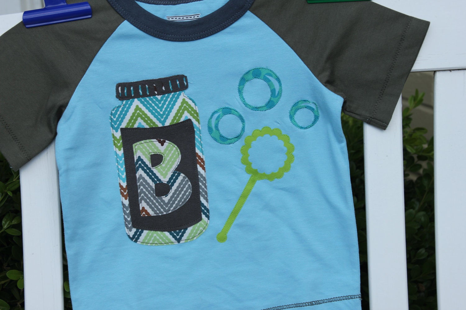 Little Boy Bubble Applique Shirt
