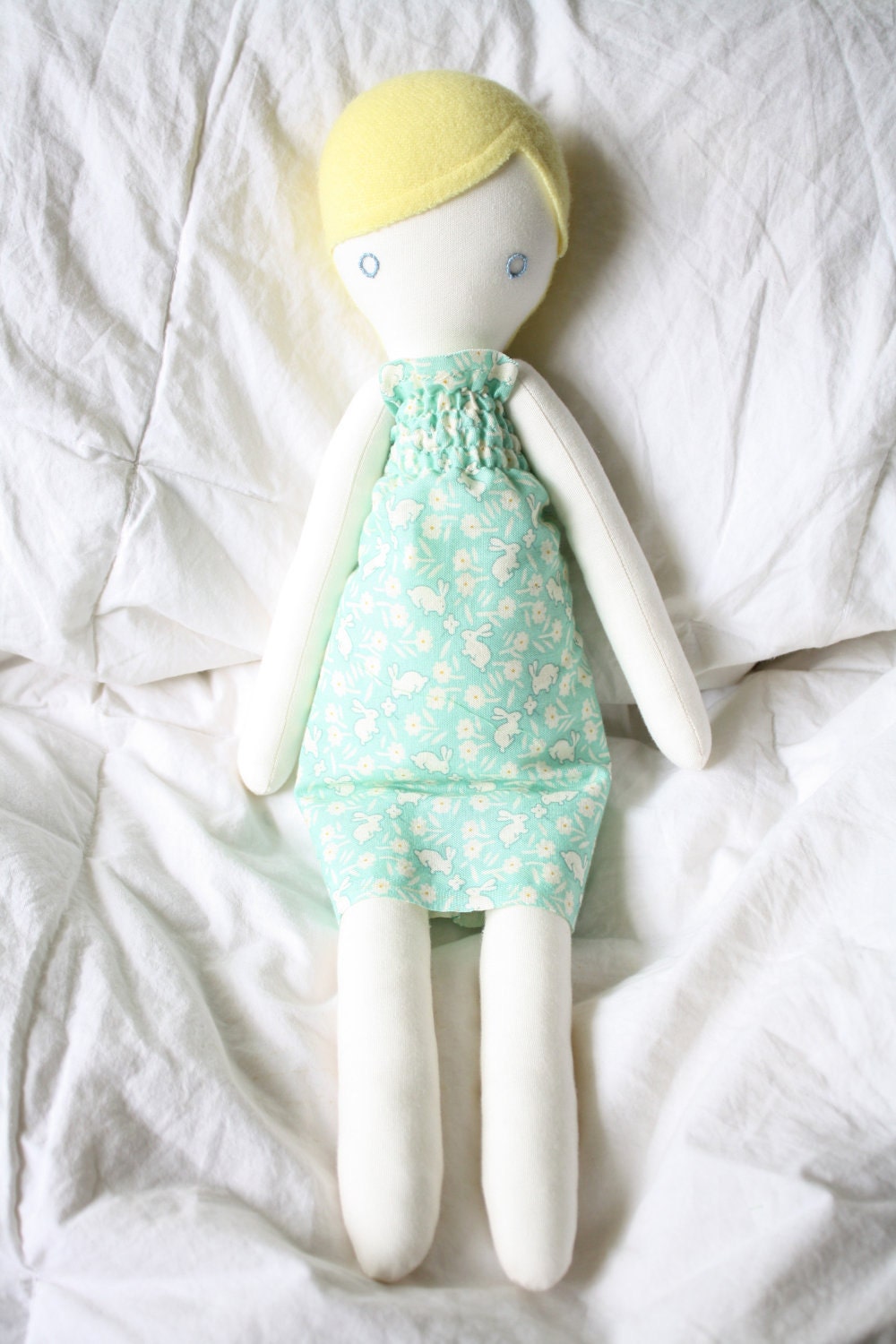 Eco-friendly plush rag doll: Annette