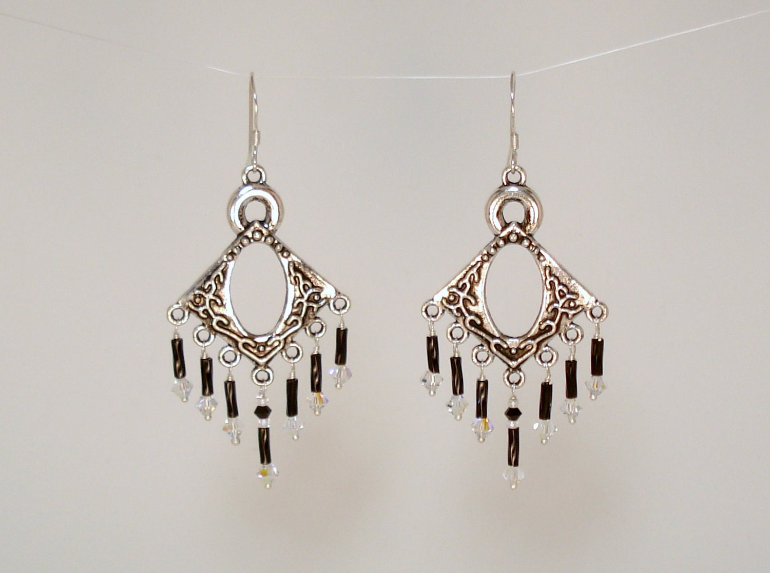 Sale- Silver Chandelier Earrings, Was 21, now 18