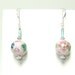Porcelain Flower Drop Earrings